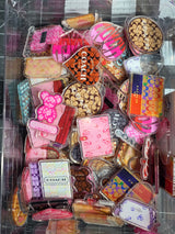 2 cm Double-Sided Designer Inspired Acrylic Flatback Charms: Random Mix, No Hole (20 pc Set)