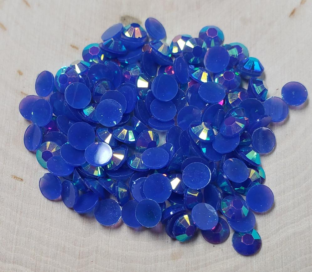 Sapphire AB Jelly (Resin) RhinestIones