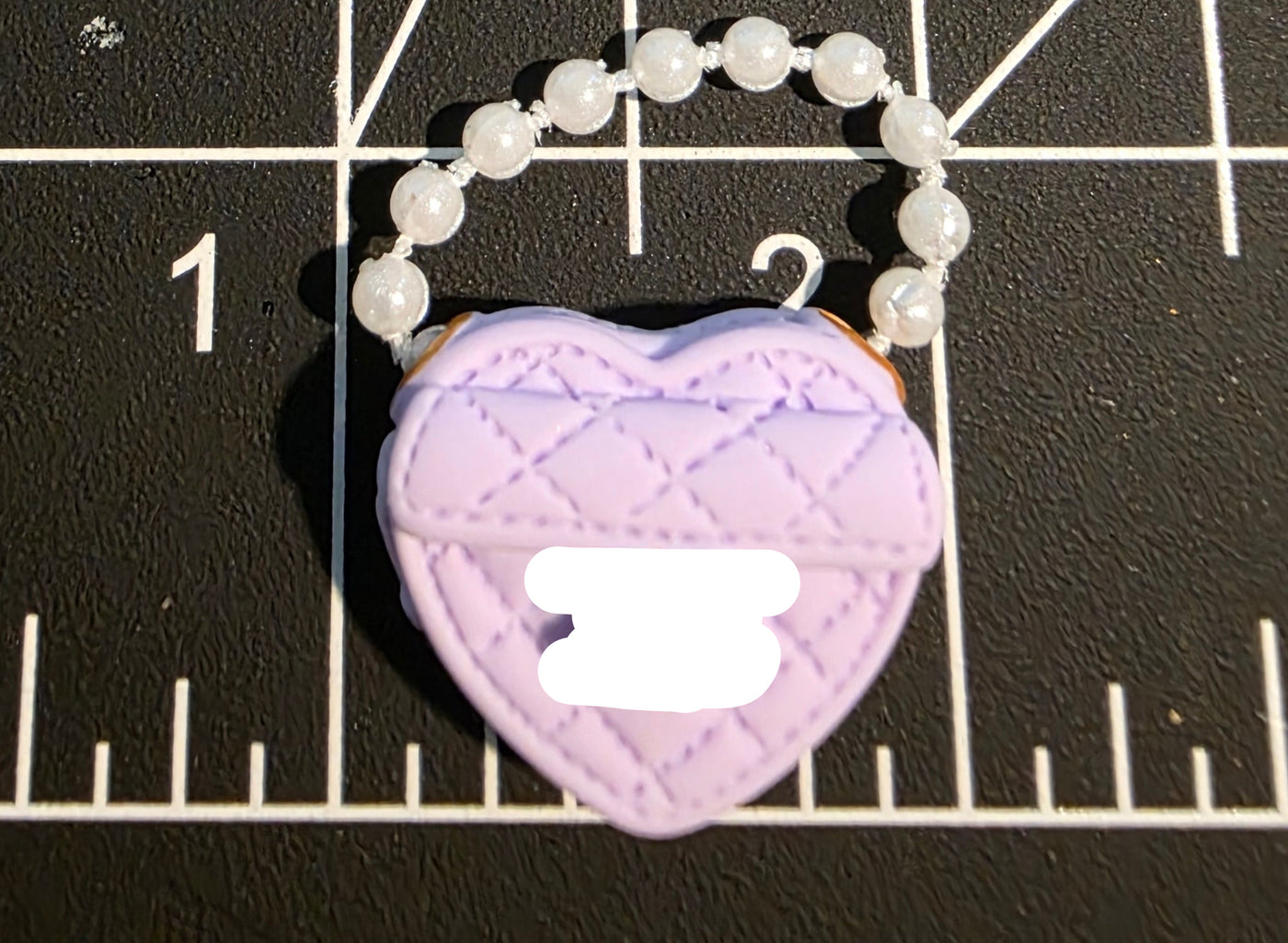 Purse Shaped Focal Bead - Lux Inspired