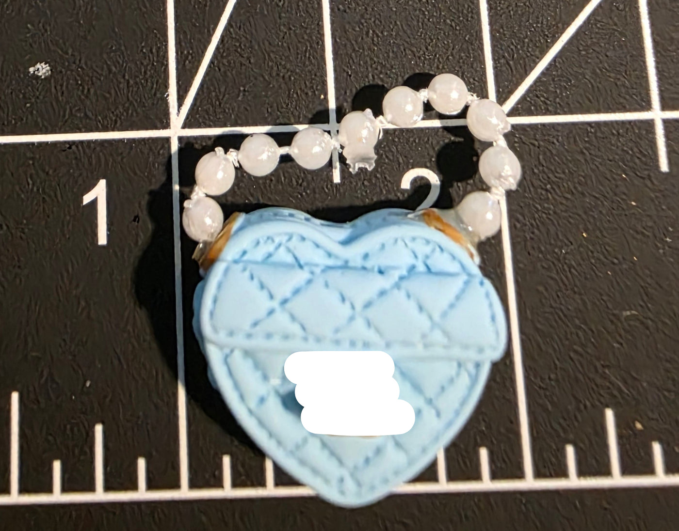 Purse Shaped Focal Bead - Lux Inspired
