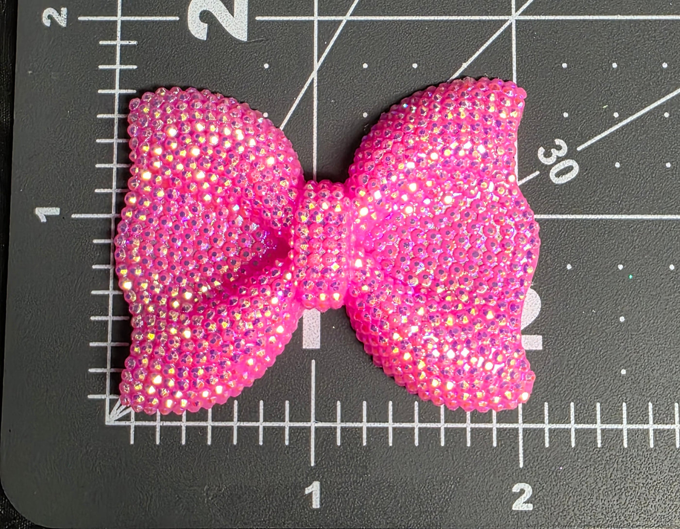 Big Rhinestone Bow Charm