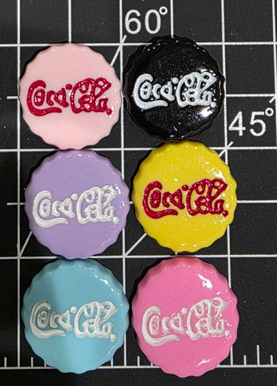 Coca Cola inspired Bottle Cap Charms