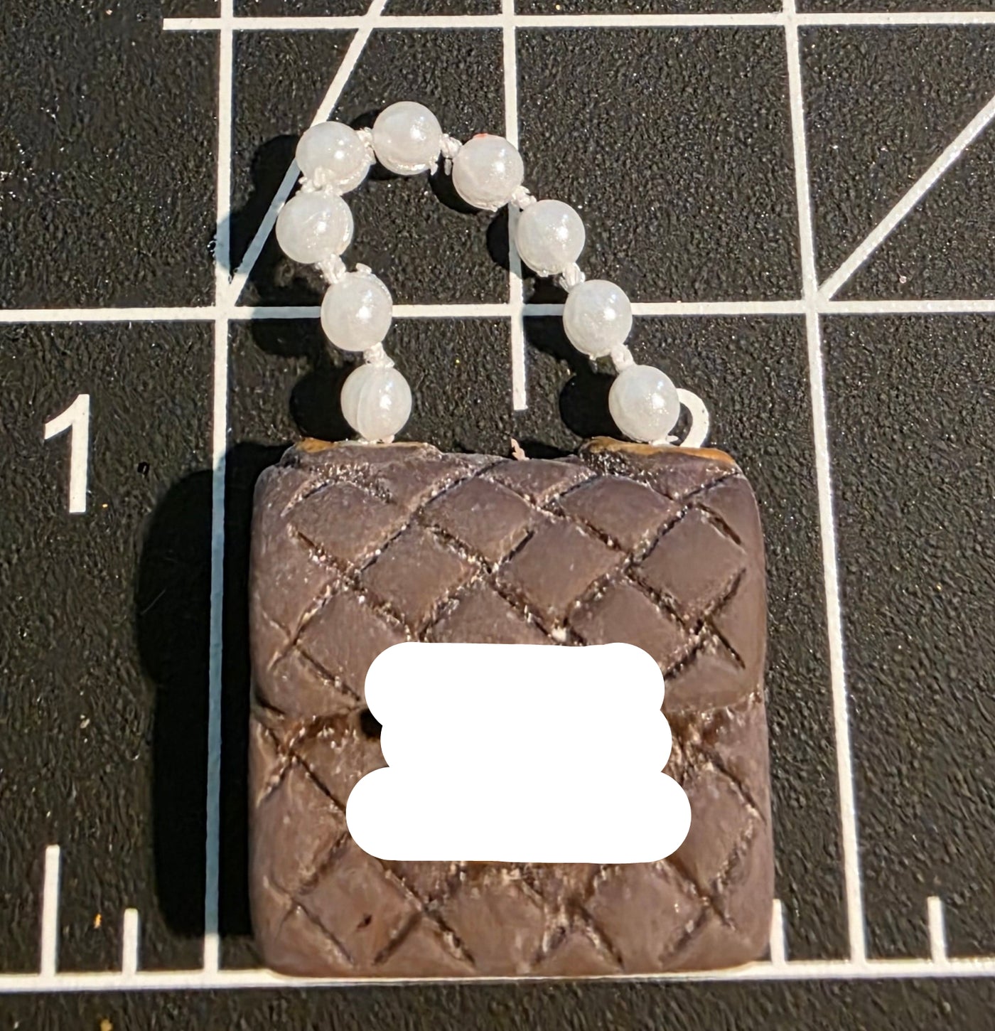 Purse Shaped Focal Bead -Lux Inspired