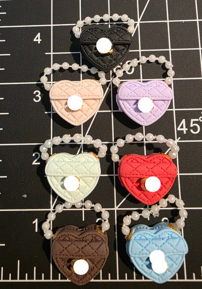 Purse Shaped Focal Bead - Lux Inspired