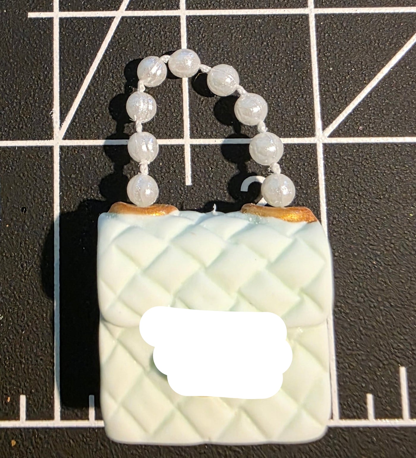 Purse Shaped Focal Bead -Lux Inspired