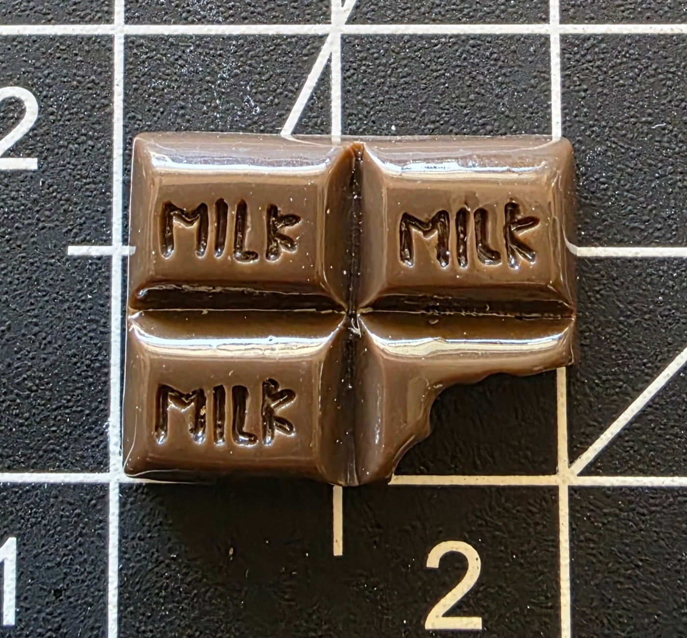 3D Simulate Chocolate Resin Charms Milk Chocolate -6pcs/lot