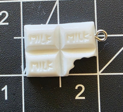 3D Simulate Chocolate Resin Charms Pendants Milk Chocolate -7pcs/lot