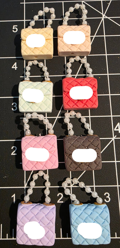 Purse Shaped Focal Bead -Lux Inspired