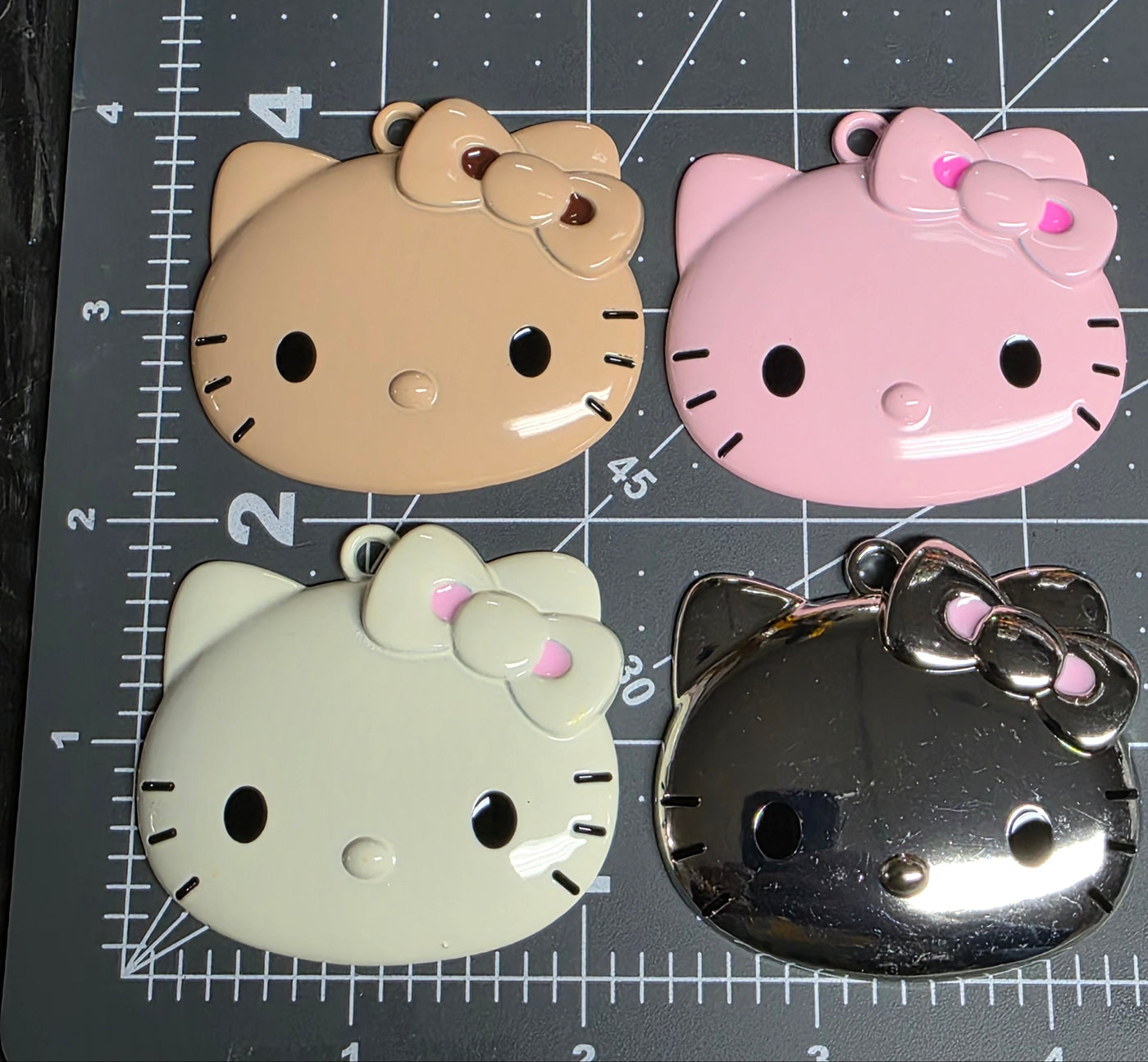 Metal Kitty Head