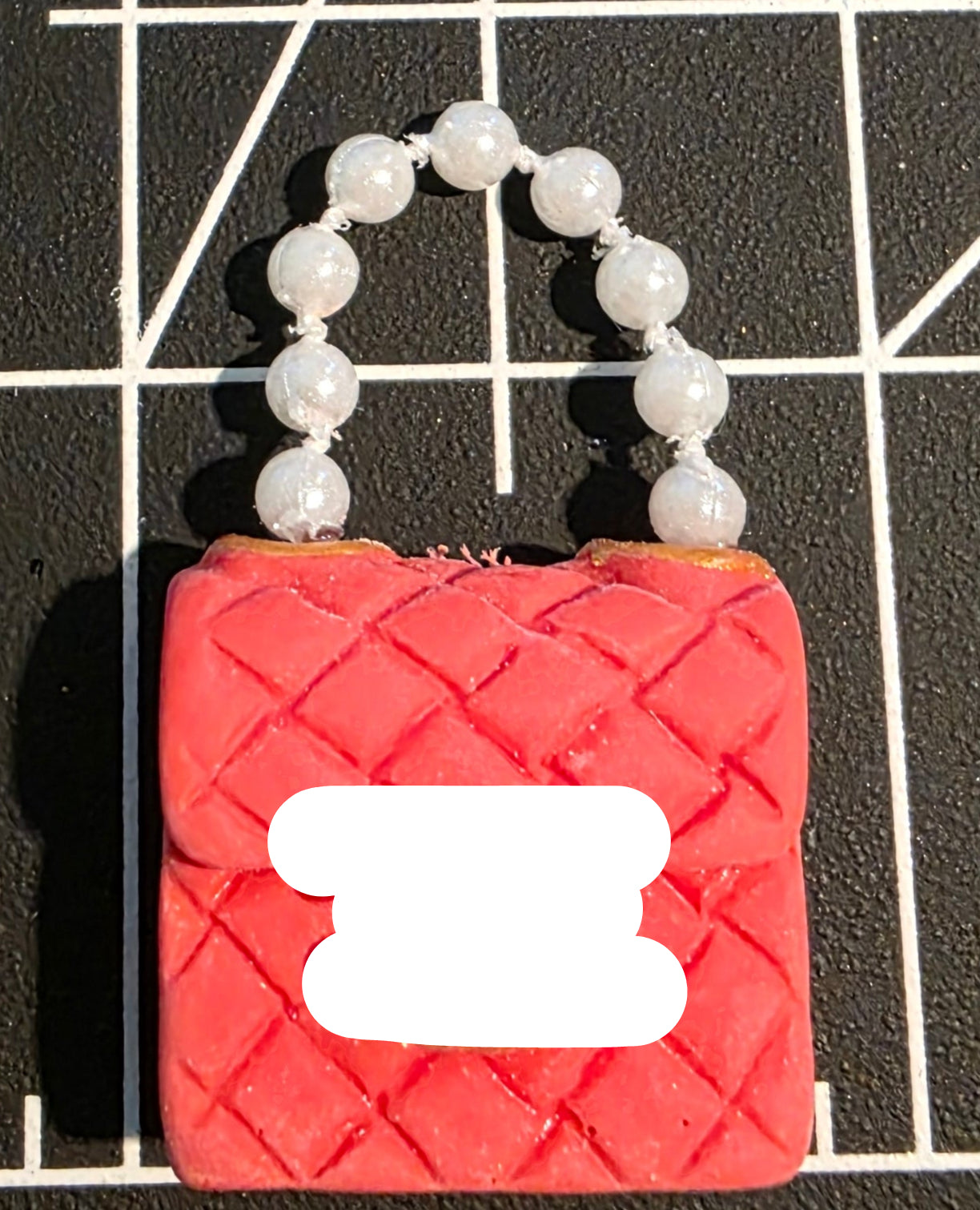 Purse Shaped Focal Bead -Lux Inspired