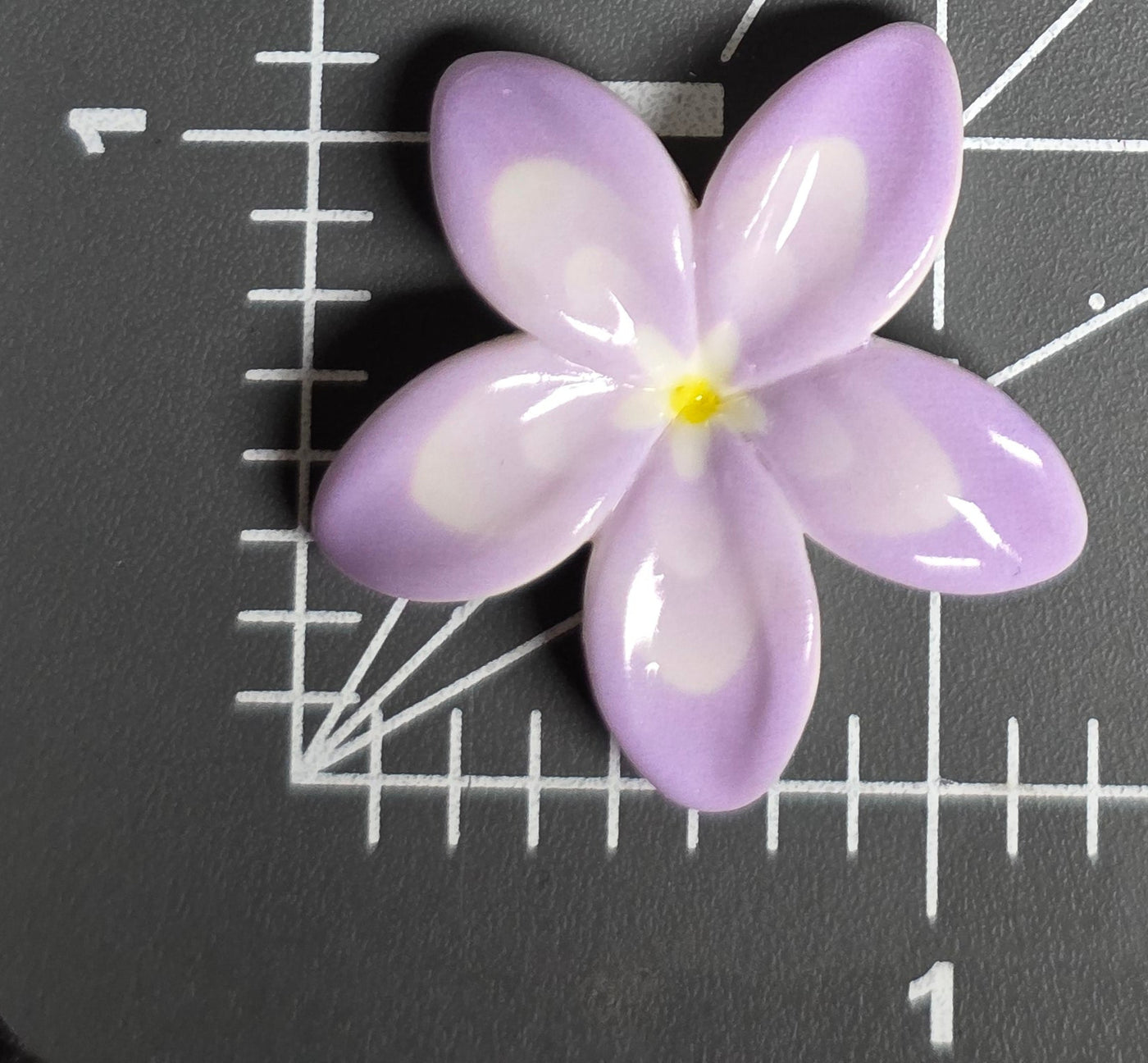 Mixed Color Tropical Flower Flat Back Charms