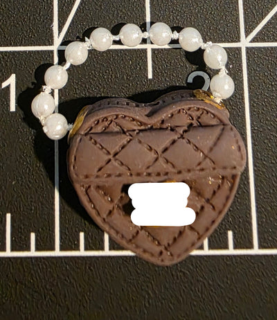 Purse Shaped Focal Bead - Lux Inspired