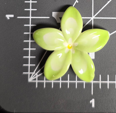 Mixed Color Tropical Flower Flat Back Charms