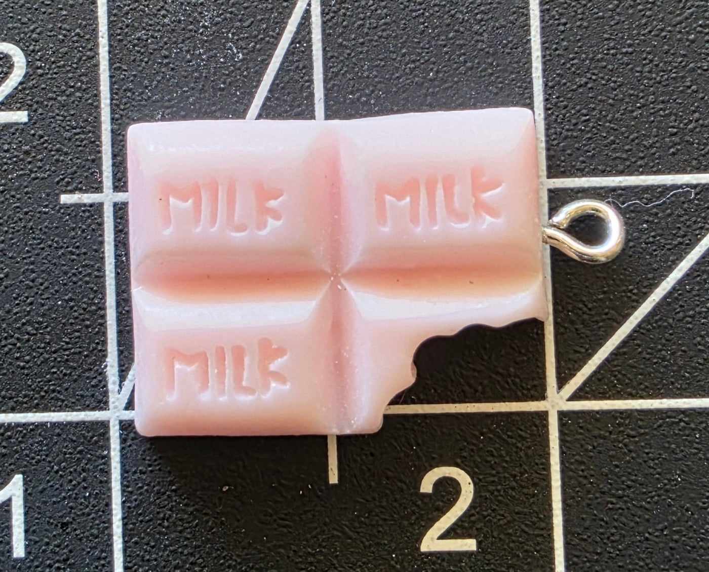 3D Simulate Chocolate Resin Charms Pendants Milk Chocolate -7pcs/lot