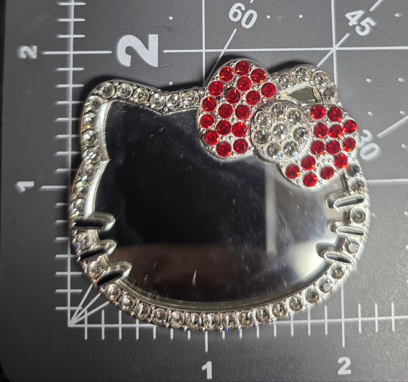 DIY Rhinestoned HK San Mirror
