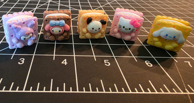 3D Miniature Cookie Sandwich Resin Flat Back Charms