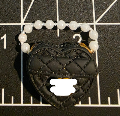 Purse Shaped Focal Bead - Lux Inspired