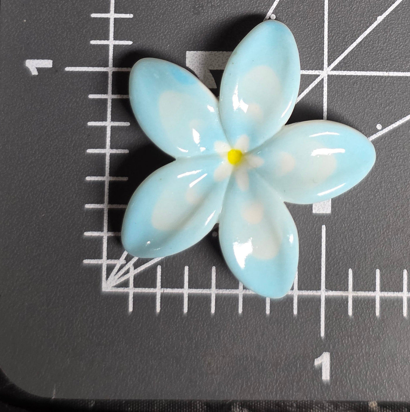 Mixed Color Tropical Flower Flat Back Charms