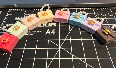 Purse Shaped Focal Bead -Lux Inspired