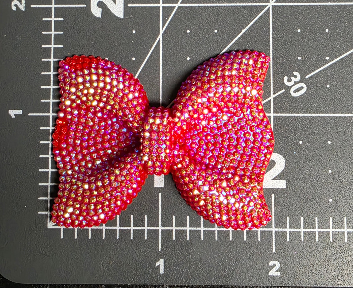Big Rhinestone Bow Charm