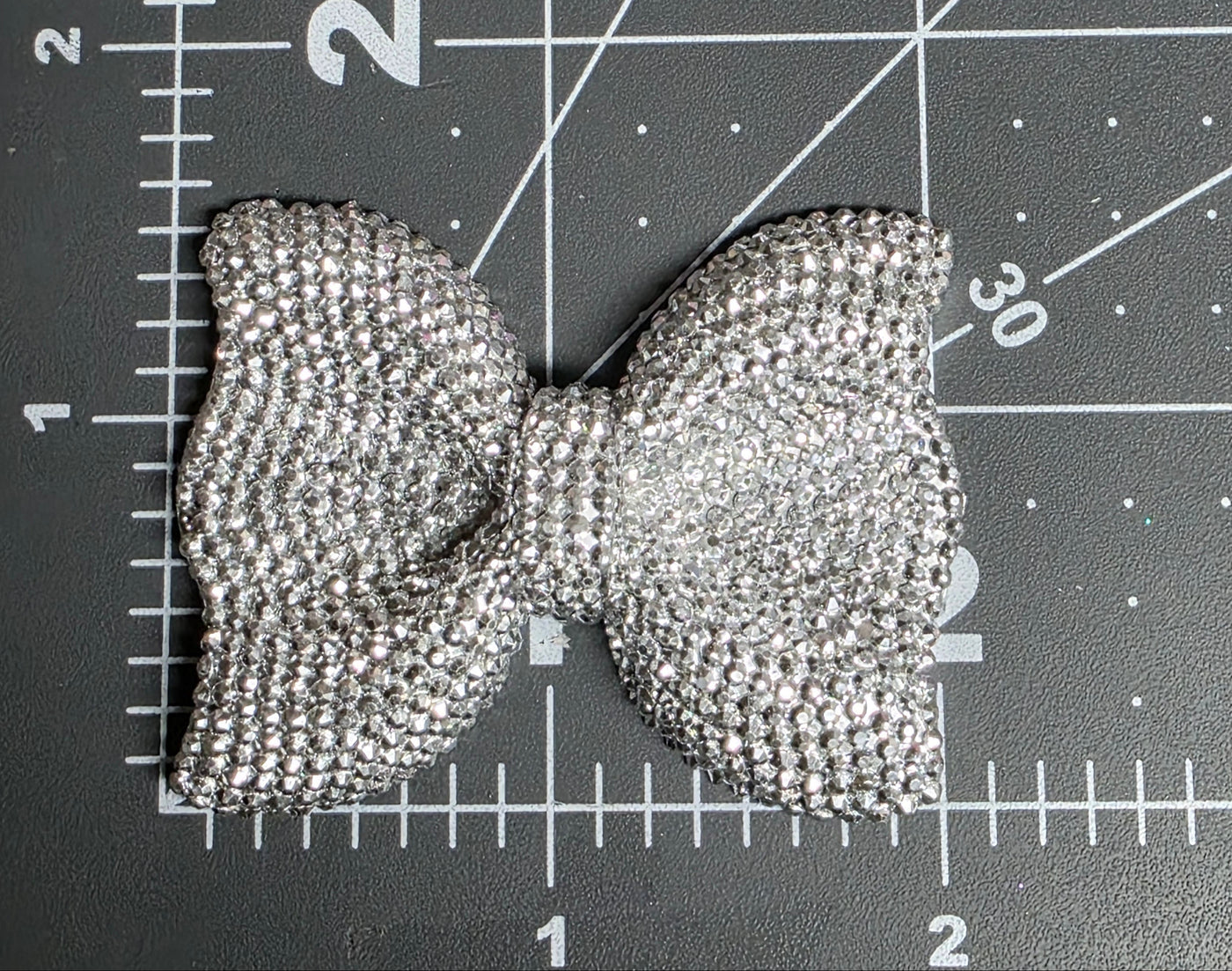 Big Rhinestone Bow Charm