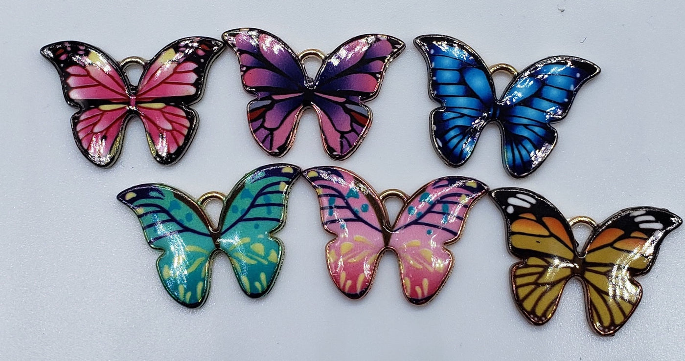 Butterfly Alloy Charms - Charmed By TJ